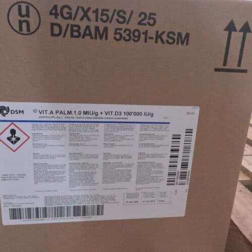 Food and feed grade Vitamin A Palmitate supplied in Uganda