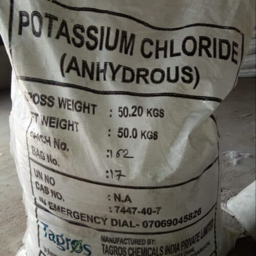 Potassium chloride white crystalline granules used in fertilizers, water treatment, and industrial applications supplied by System Star Industrial in East Africa