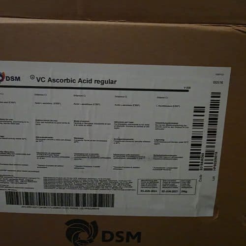 Ascorbic acid vitamin C white crystalline powder used in food preservation, supplements, and cosmetics supplied by System Star Industrial in East Africa
