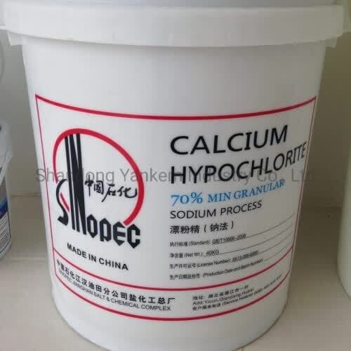 Calcium hypochlorite chlorine 65-70 percent for water treatment and disinfection supplied by System Star Industrial in East Africa