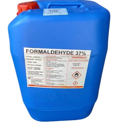 Formaldehydes clear industrial liquid for resin production, wood processing, textile treatment, and chemical manufacturing supplied by System Star Industrial in East Africa