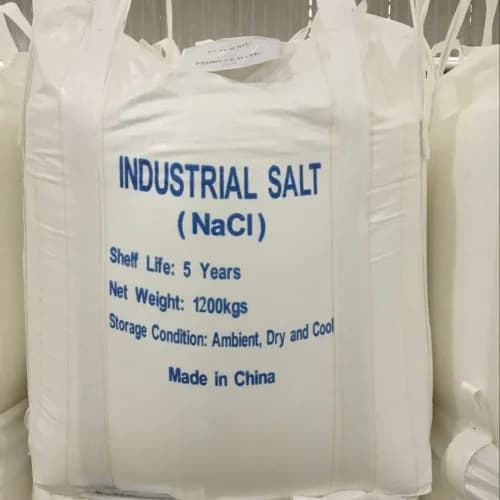 Industrial salt white crystalline material used in water treatment, detergent manufacturing, and industrial processing supplied by System Star Industrial in East Africa