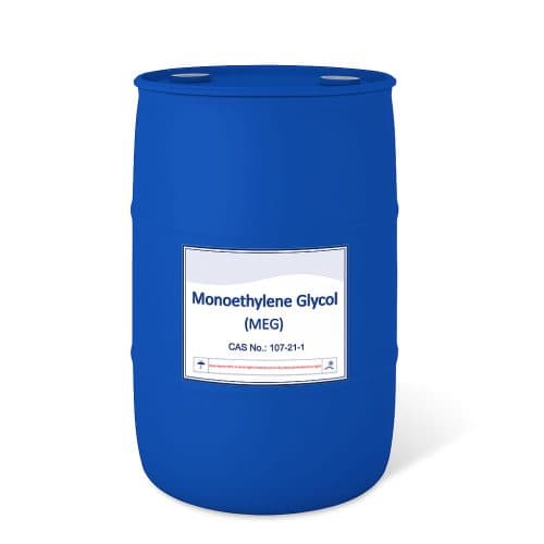 Monoethylene glycol clear industrial liquid used in antifreeze, polyester production, textiles, and plastics supplied by System Star Industrial in East Africa
