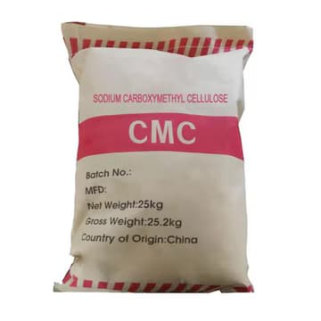 Carboxy methyl cellulose food grade white powder used for food thickening, stabilization, bakery, dairy, and beverage processing supplied by System Star Industrial in East Africa