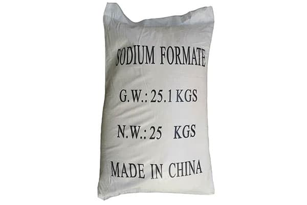 Sodium formate white crystalline powder used in oil drilling, leather tanning, textile processing, and industrial chemical applications supplied by System Star Industrial in East Africa