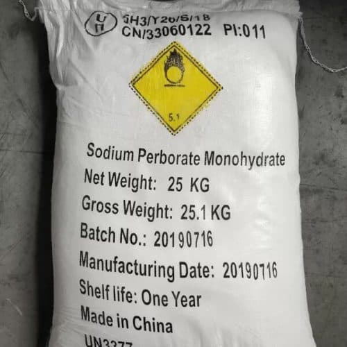 Sodium perborate white oxygen bleaching powder used in detergents, cleaning products, and textile whitening supplied by System Star Industrial in East Africa