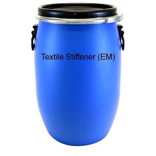 Textile stiffener liquid used for fabric rigidity, garment finishing, embroidery, curtains, and textile processing supplied by System Star Industrial in East Africa