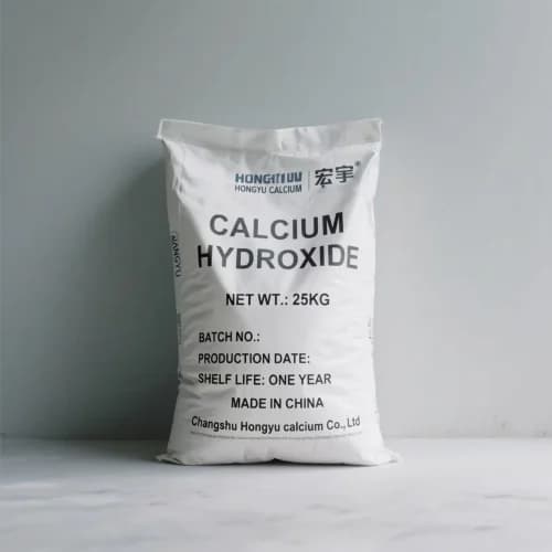 Calcium hydroxides white fine powder used in water treatment, construction, agriculture, and industrial manufacturing supplied by System Star Industrial in East Africa